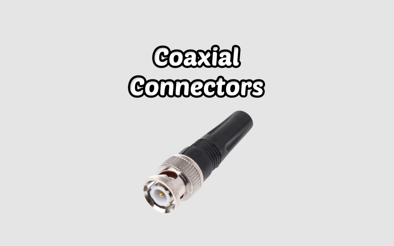 Coaxial connectors collection image showing a coaxial connector 