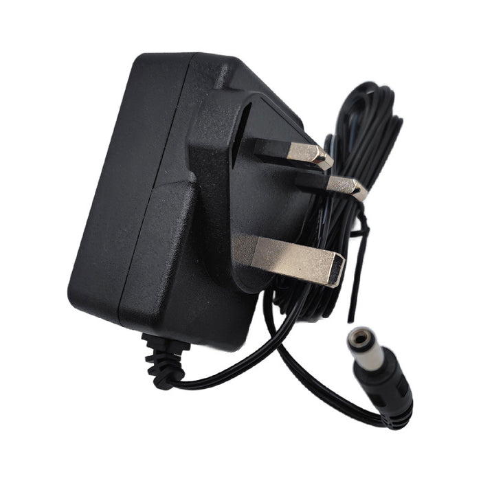 12V 1A Ride On Car Battery Charger UK Plug Side View