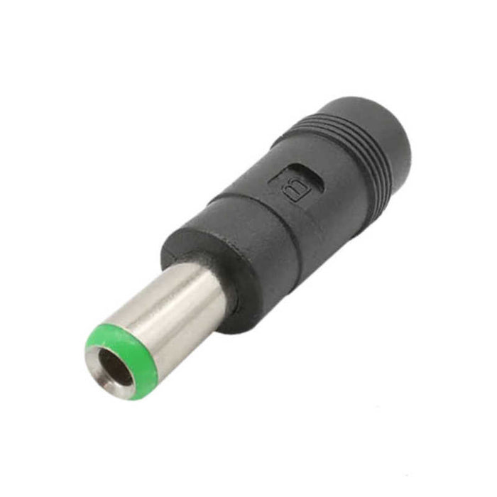 5.5x2.1mm Female to 6.3x3.0mm Male DC Power Adapter Barrel Connector