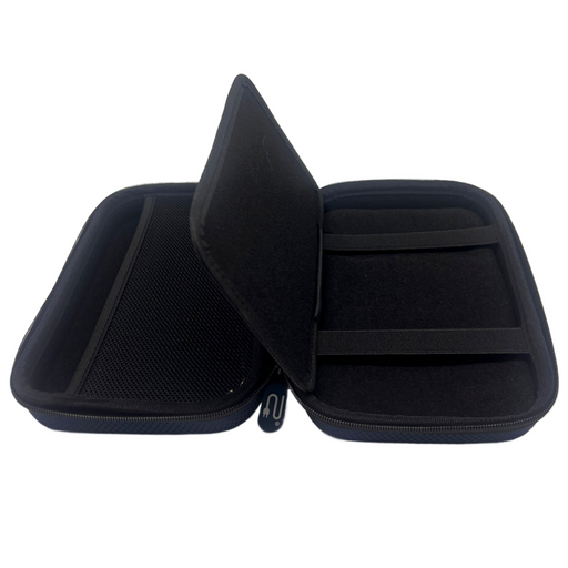 7-inch sat nav case opened showing interior compartment, EVA protective case for TomTom Garmin GPS navigation devices