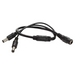 DC Power Splitter 2-Way Adapter 2.1mm 5.5mm 12V PSU CCTV LED Cable Connector.