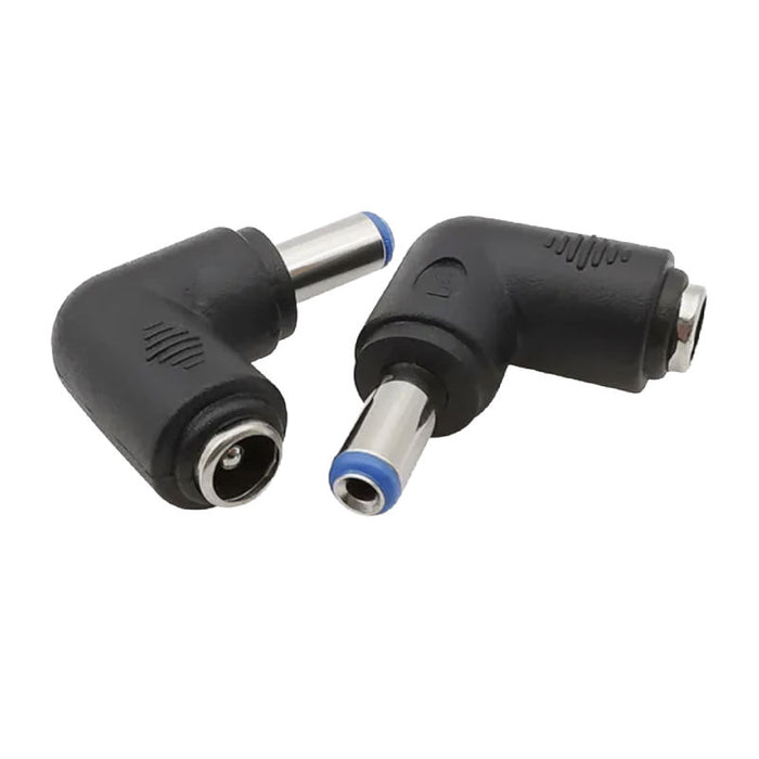 Right angle 5.5mm x 2.1mm Male to 5.5mm X 2.1mm Female Plug Power Jack Connector