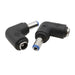 Right angle 5.5mm x 2.1mm Male to 5.5mm X 2.1mm Female Plug Power Jack Connector
