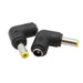 Right angle 5.5mm x 2.5mm Male to 5.5mm x 2.5mm Female Plug Power Jack Connector