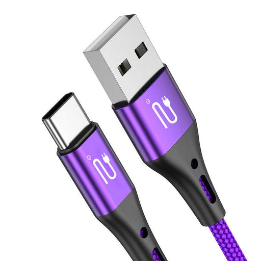 OZZIE BRAND ELECTRONICS© TYPE C USB-C DATA CHARGING CABLE FAST CHARGER WITH NYLON BRAIDING