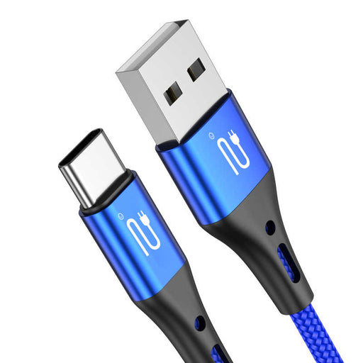 OZZIE BRAND ELECTRONICS© TYPE C USB-C DATA CHARGING CABLE FAST CHARGER WITH NYLON BRAIDING