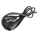 5.5mm × 2.1mm Female to Female DC Power Extension Cable 100cm black jacket for security cameras LED lights routers professional power distribution