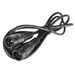 5.5mm × 2.1mm Female to Female DC Power Extension Cable 150cm black jacket for security cameras LED lights routers professional power distribution