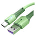 USB 2.0 Male to USB-C (Type C) 20AWG, 3A Fast Charger Data Cable, With LED