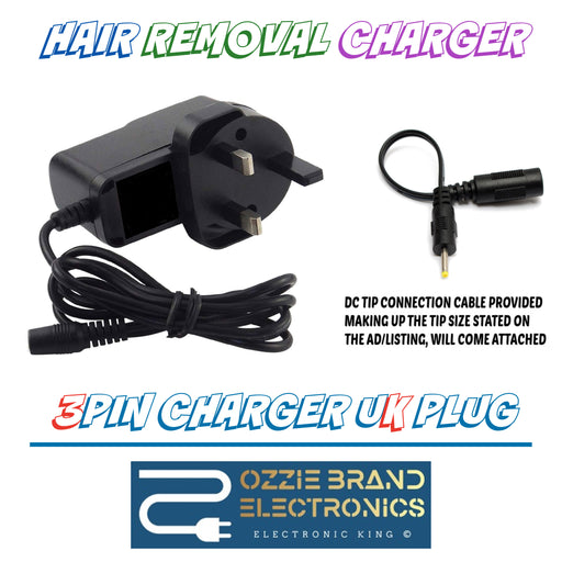 UUK 9V 1A 1000mA AC/DC Power Supply Adapter Charger Plug Compatible For NoNo Hair Removal Model Pro 3