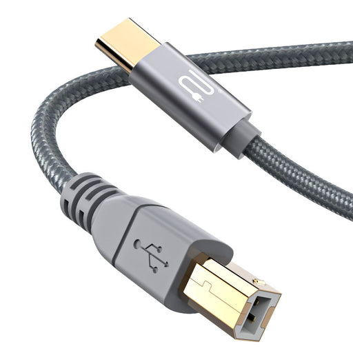 Premium USB C Type-C to USB 2.0 B Type Midi Interface & Printer Data Cable