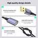 Premium USB 2.0 A Male to 2 Dual Female Fast Charging Data Y Splitter Cable Gold
