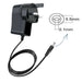 UK 9V 2A Power Supply Adapter Negative Polarity 5.5mm x 2.1mm Plug 100-240V - 1.5m Cable