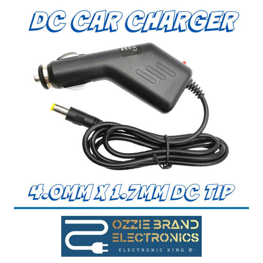 12V-24V-12V 2A 2000MA DC 4.0MM X 1.7MM CAR CHARGER POWER SUPPLY ADAPTER 12V 2A - (4X1.7) (4MMX1.7) (4.0MM/1.7MM) - OZZIE BRAND ELECTRONICS