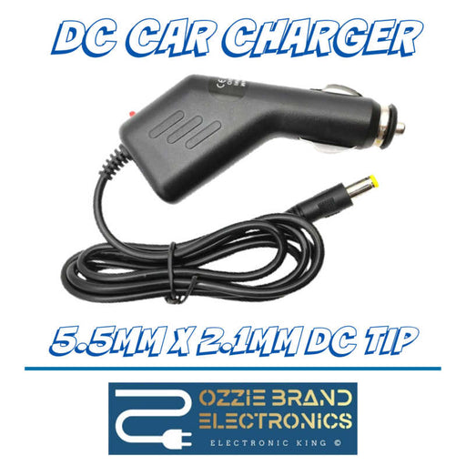 12V-24V-12V 2A 2000MA DC 5.5MM X 2.1MM CAR CHARGER POWER SUPPLY ADAPTER 12V 2A - (5.5X2.1) (5.5MMX2.1) (5.5MM/2.1MM) - OZZIE BRAND ELECTRONICS