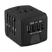 Universal All-in-One Travel charger International Travel Power Adapter with 2.4A 4-port USB